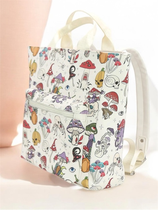 Gothic Style Mushroom Backpack